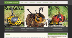 Desktop Screenshot of cazadorleather.com